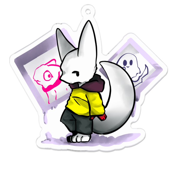 アクリルキーホルダー - 70 x 70 (mm)