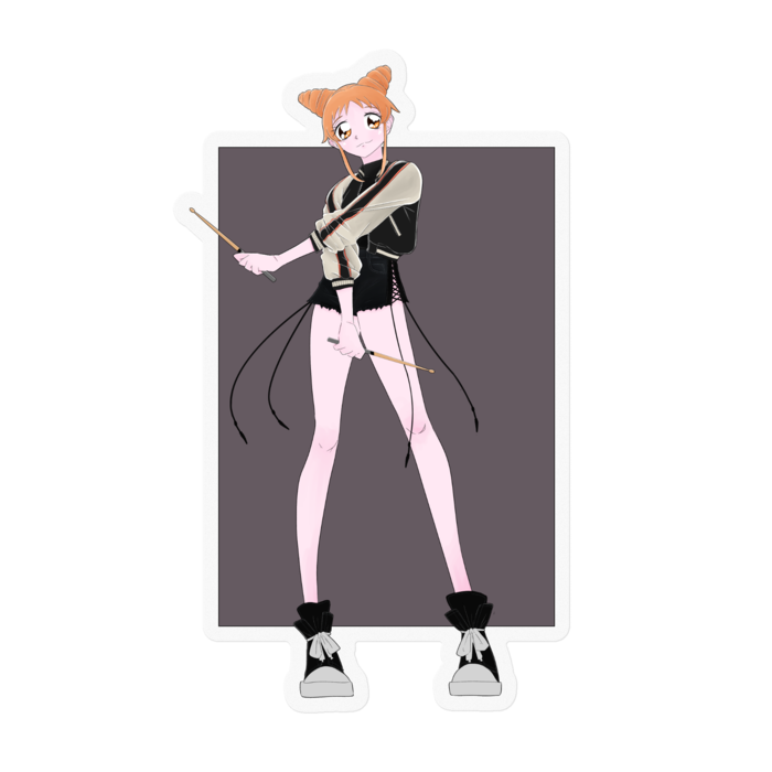 ステッカー - 100 x 100 (mm)