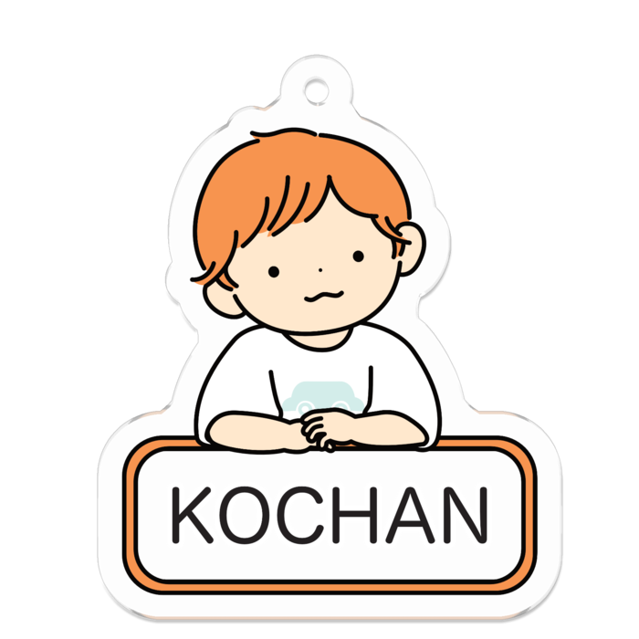 アクリルキーホルダー - 50 x 50 (mm)