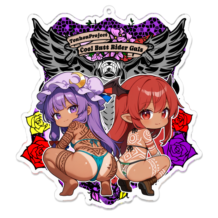 アクリルキーホルダー - 100 x 100 (mm)