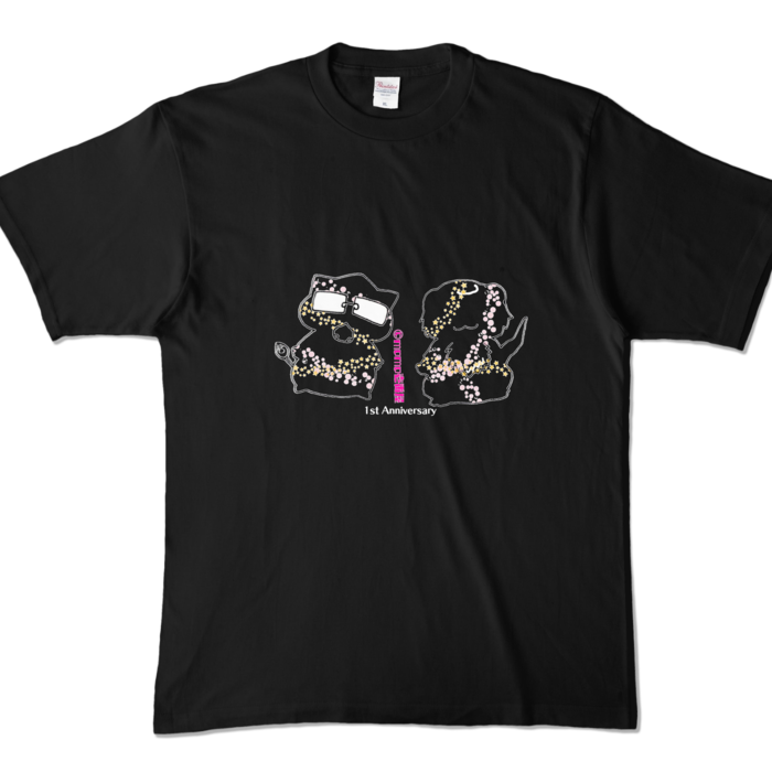 カラーTシャツ - XL - ブラック (濃色)