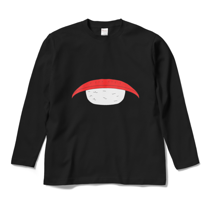 マグロ ロングスリーブTシャツ - M - ブラック