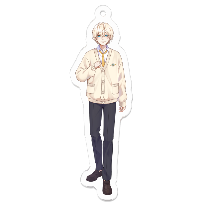 【通常顔】アクリルキーホルダー - 70 x 70 (mm)