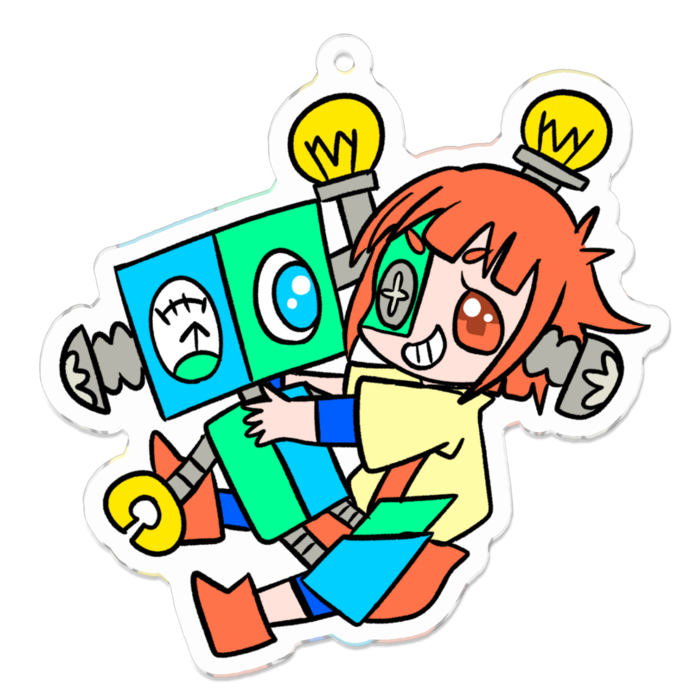 アクリルキーホルダー - 70 x 70 (mm)