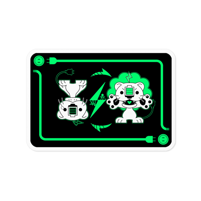 ステッカー - 100 x 100 (mm)