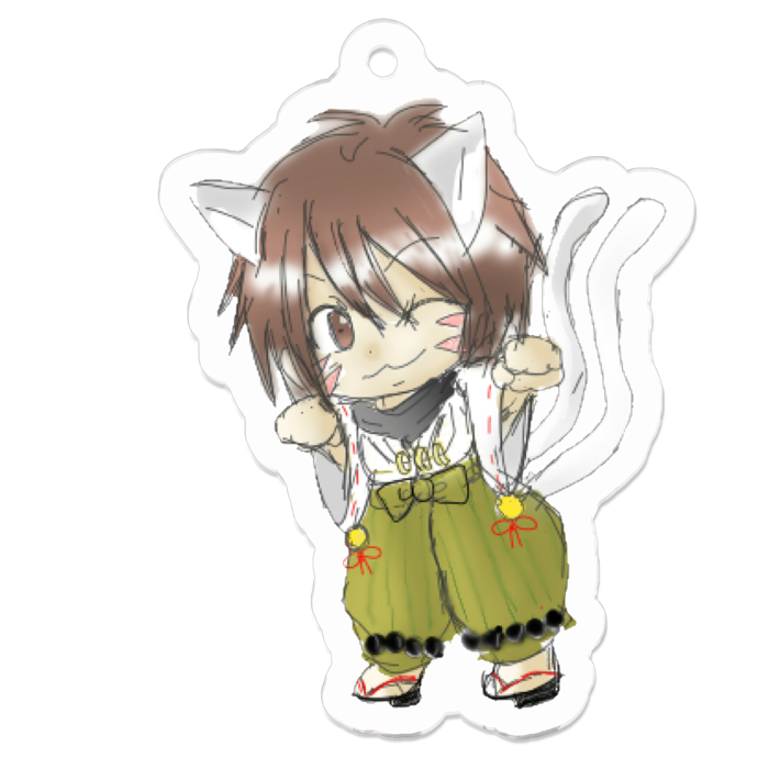 アクリルキーホルダー - 50 x 50 (mm)