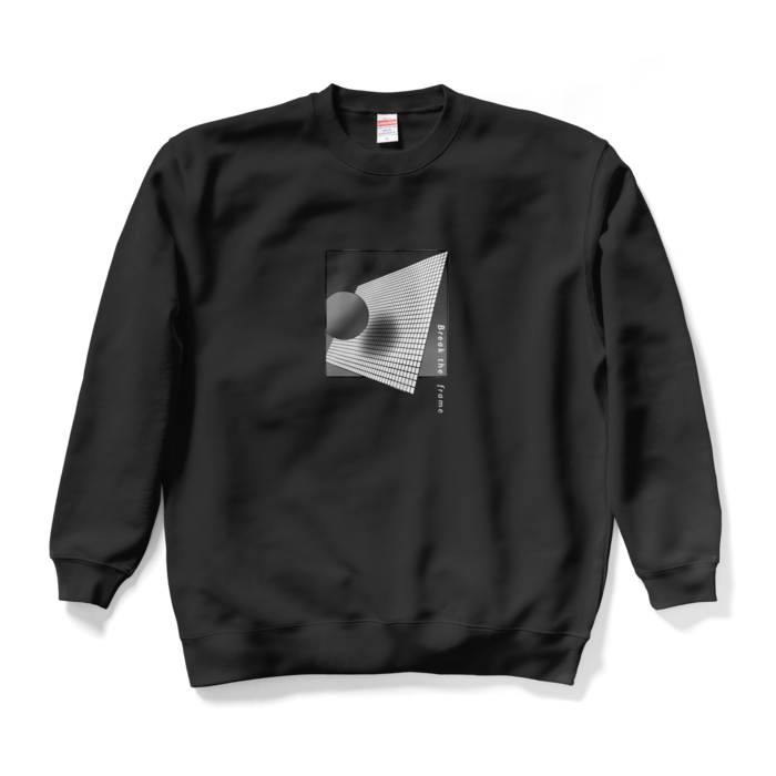 Break the frame sweat - XL - ブラック