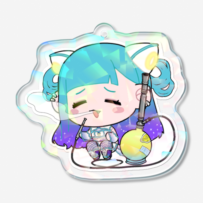 ホログラムアクリルキーホルダー - 50 × 50mm