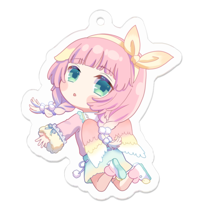 アクリルキーホルダー - 50 x 50 (mm)