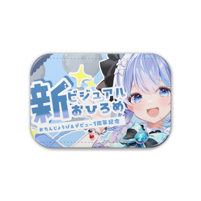 缶バッジ - 角丸 76x51mm