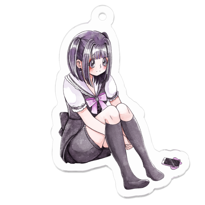 アクリルキーホルダー - 50 x 50 (mm)