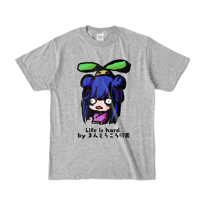 カラーTシャツ - S - 杢グレー (濃色)