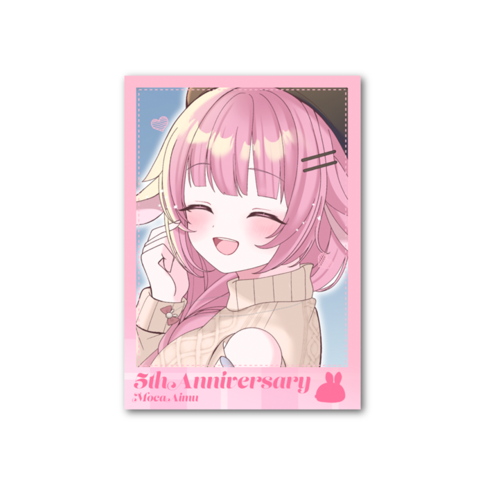 フォト風カード【5周年記念】笑顔