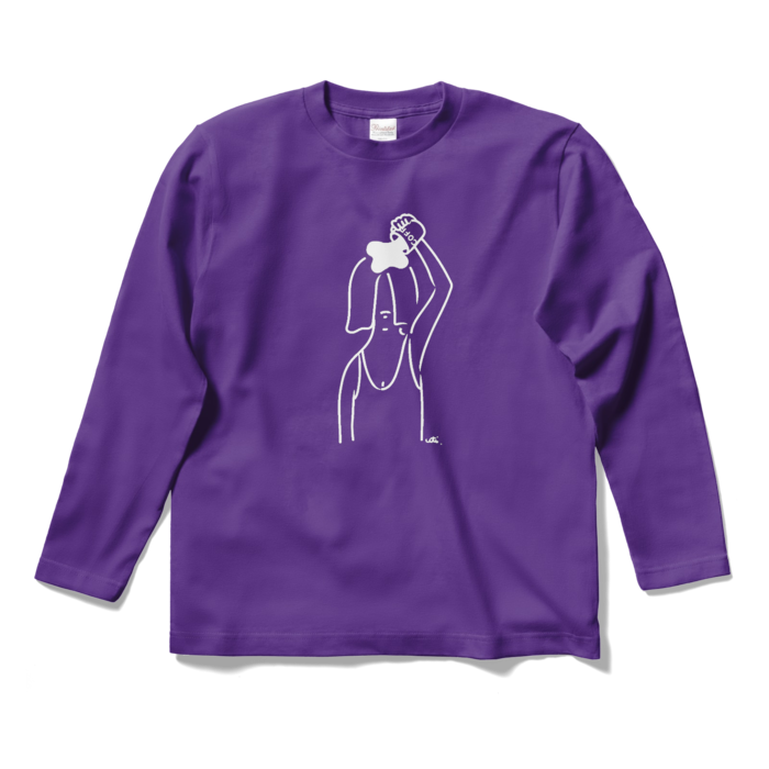 ロングスリーブTシャツ - S - パープル