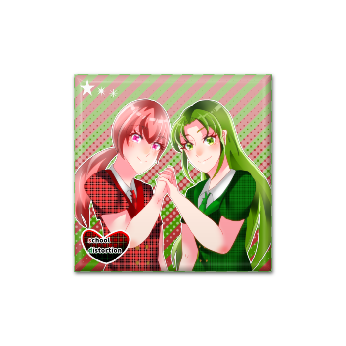 缶バッジ - 四角形40mm