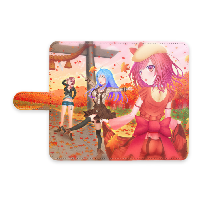 手帳型Androidケース - L - ストラップ穴 なし
