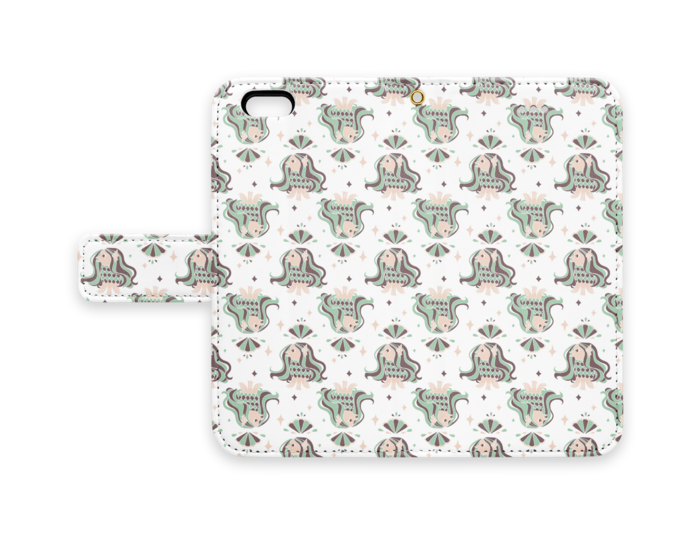 手帳型iPhoneケース - iPhone 6 / 6s - ストラップ穴 あり