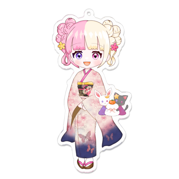 アクリルキーホルダー - 100 x 100 (mm) L
