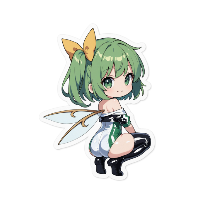 ステッカー - 100 x 100 (mm)(キャラのみ)