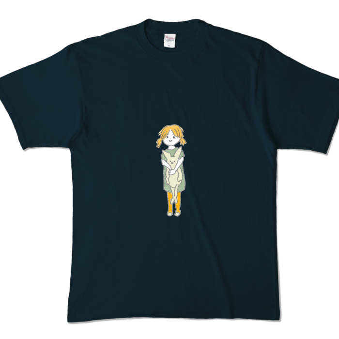 カラーTシャツ - XL - ネイビー (濃色)