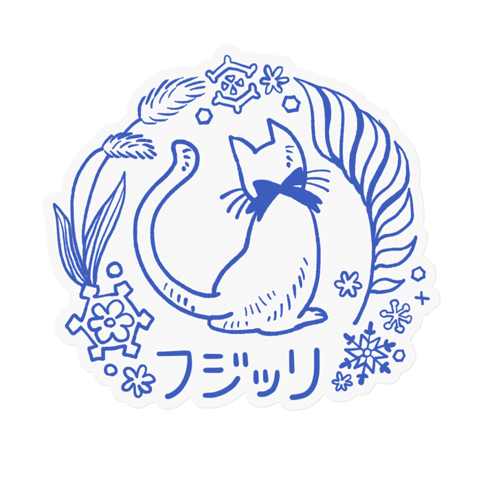 ステッカー - 100 x 100 (mm)