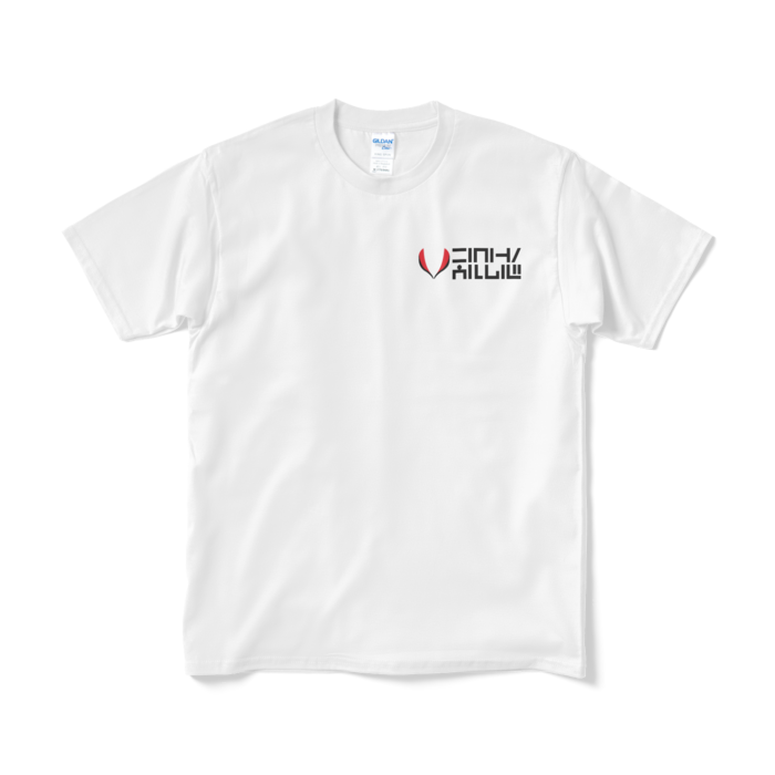 Tシャツ（短納期）ホワイト - M - 赤×白柄