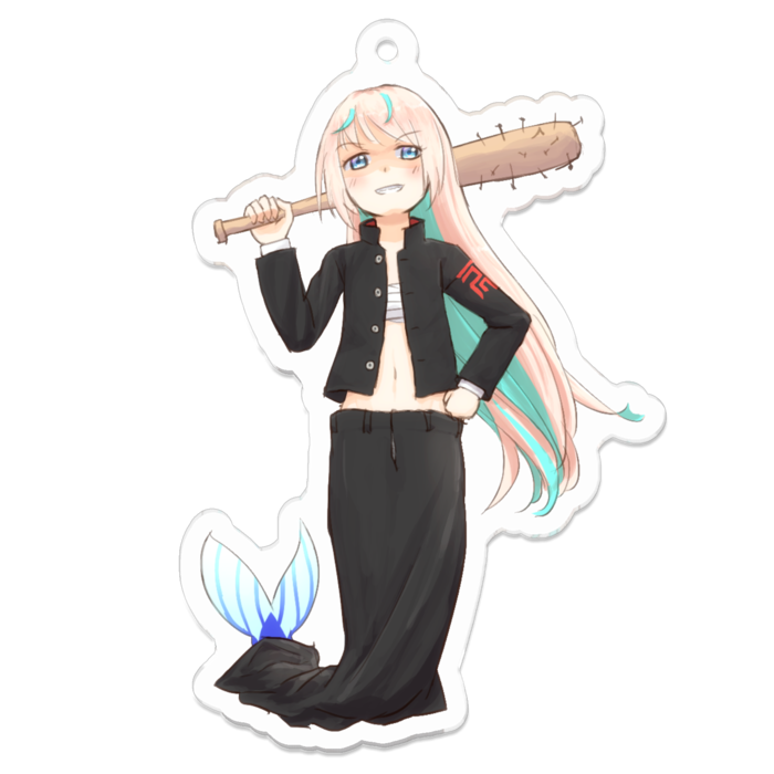 アクリルキーホルダー（コーティング） - 70 x 70 (mm)