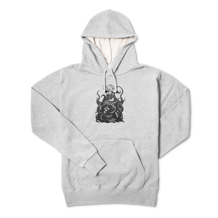 パーカー - L - 杢グレー