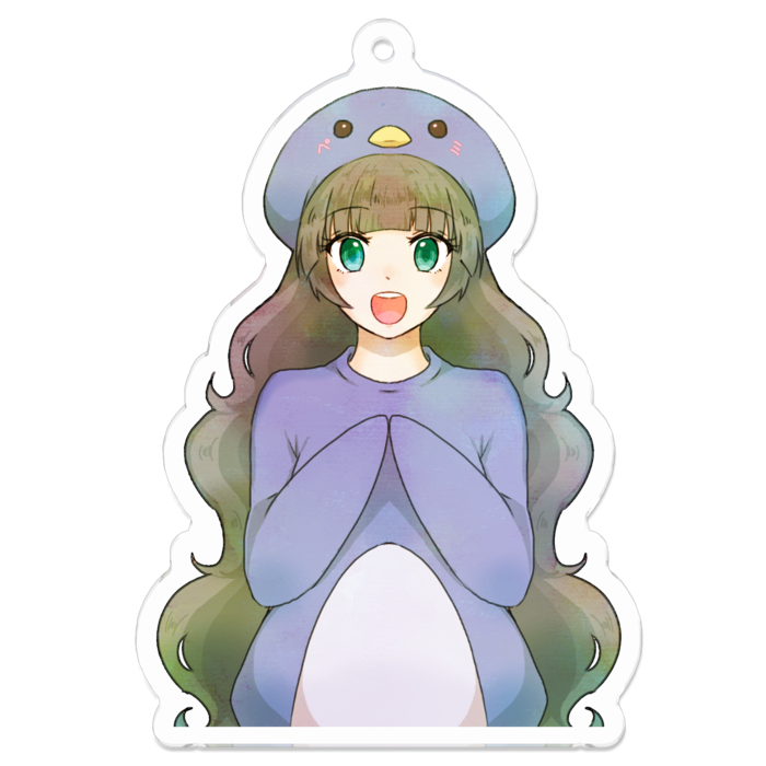 アクリルキーホルダー（コーティング） - 70 x 70 (mm)