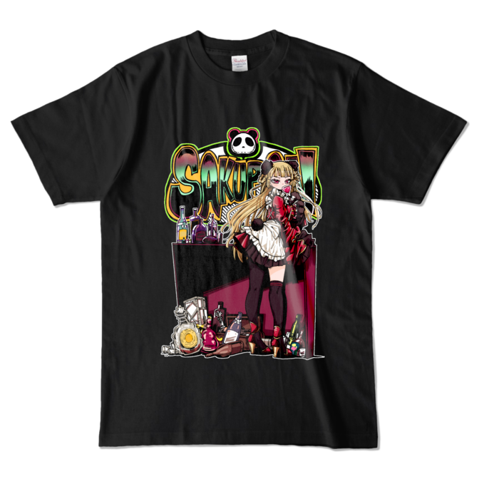 カラーTシャツ - L - ブラック (濃色)