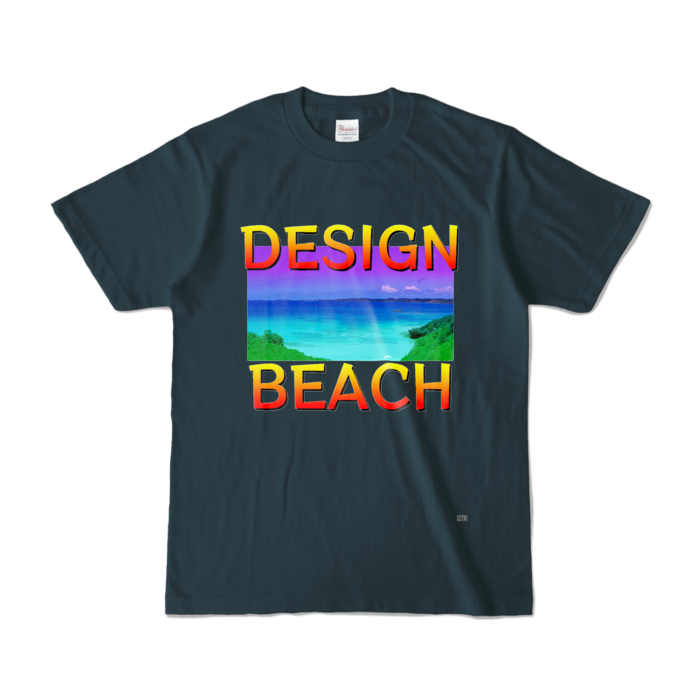 カラーTシャツ - S - デニム (濃色)