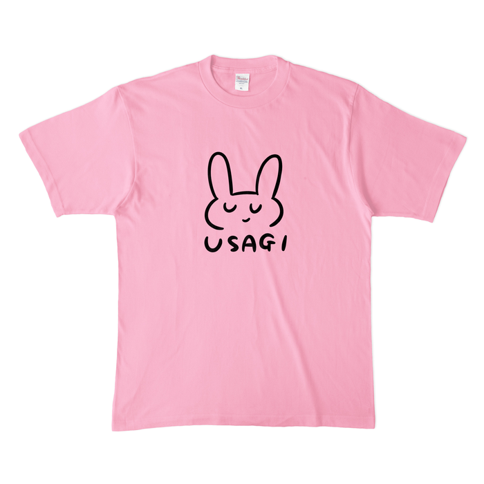 カラーTシャツ(淡色) - XL - ピーチ