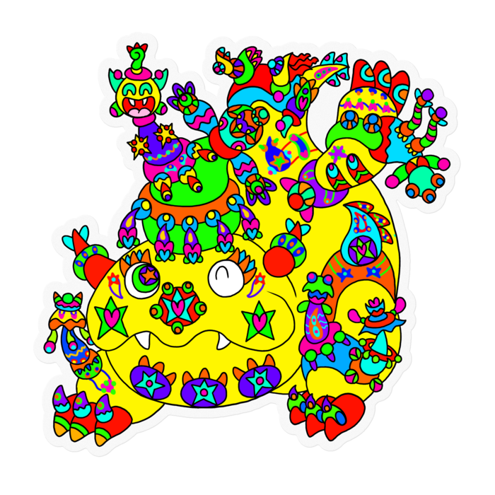 ステッカー - 100 x 100 (mm)(1)