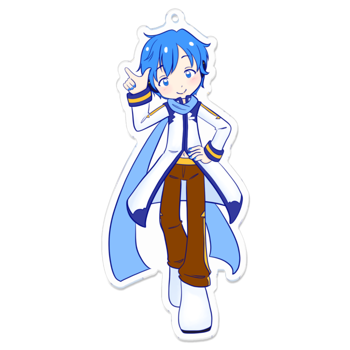 アクリルキーホルダー（コーティング） - 100 x 100 (mm)