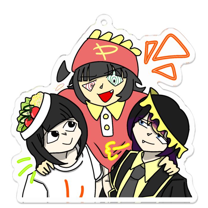 アクリルキーホルダー - 70 x 70 (mm)