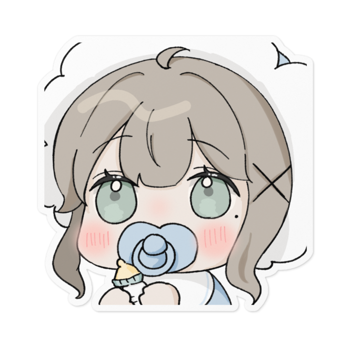 ステッカー - 100 x 100 (mm)