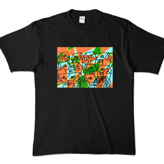 カラーTシャツ - XL - ブラック (濃色)