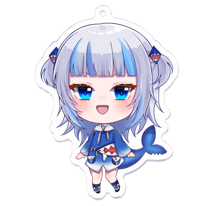 非公式】がうるぐら アクリルキーホルダー - 黒櫁 きな子の