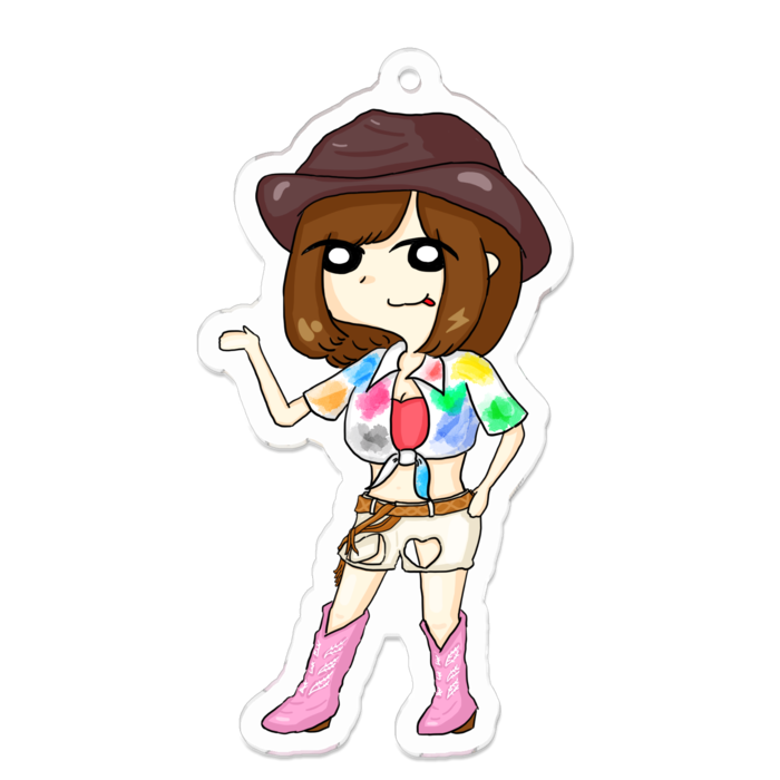 アクリルキーホルダー - 70 x 70 (mm)