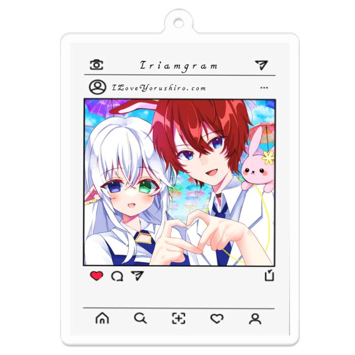 アクリルキーホルダー - 70 x 70 (mm)