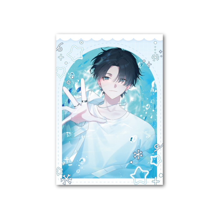 フォト風カード - 縦 - 片面