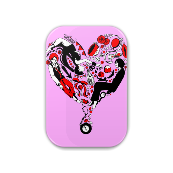 缶バッジ - 角丸 51x76mm