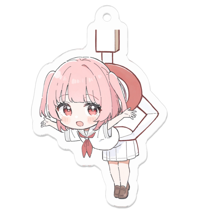 アクリルキーホルダー - 50 x 50 (mm)