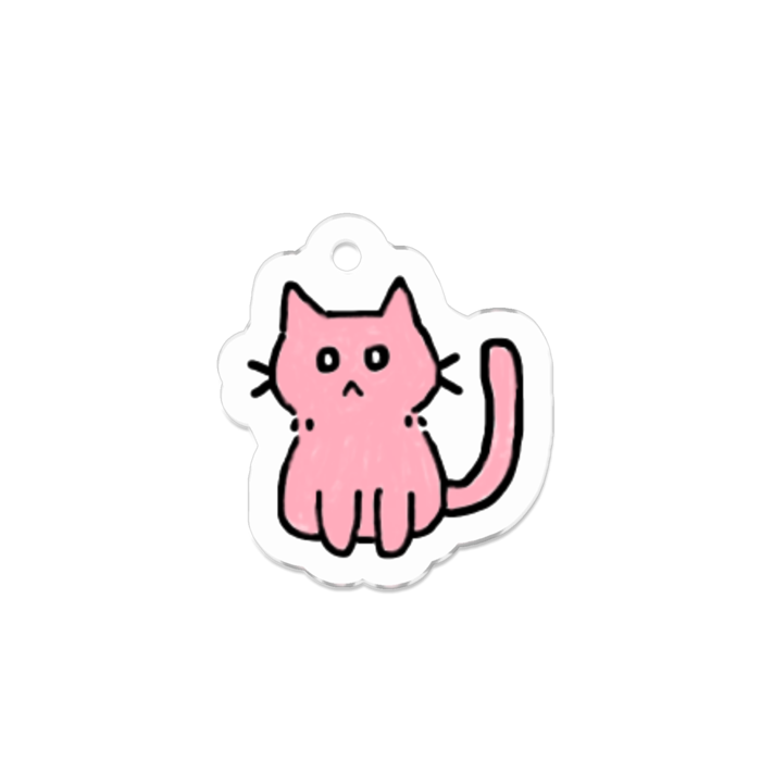 アクリルキーホルダー - 50 x 50 (mm)