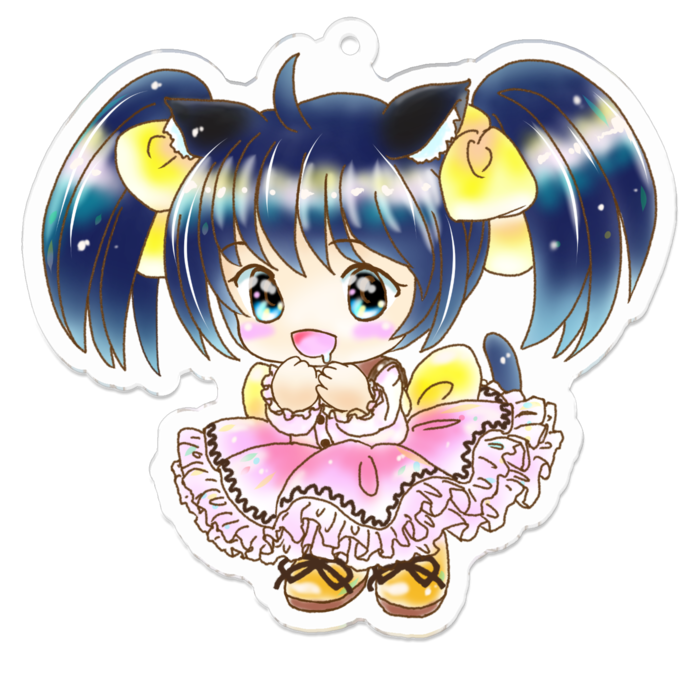 アクリルキーホルダー - 70 x 70 (mm)