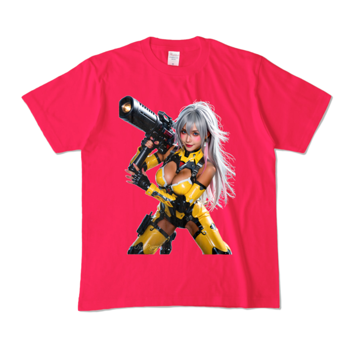カラーTシャツ - M - ホットピンク （濃色）
