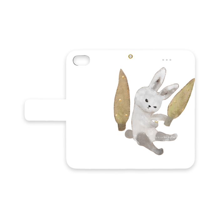 手帳型iPhoneケース - iPhone 8 / 7 / SE2 - ストラップ穴 あり