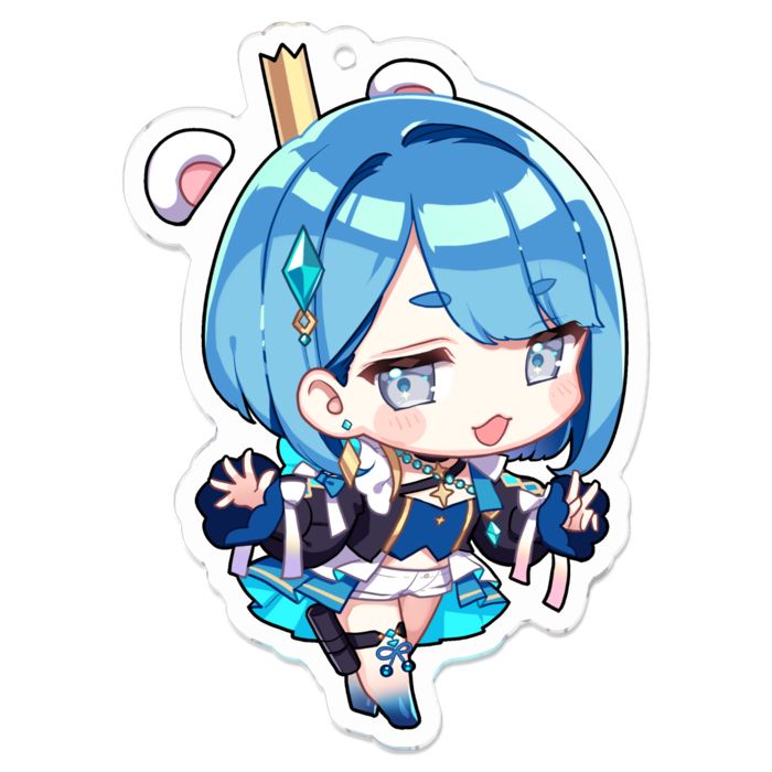 アクリルキーホルダー - 70 x 70 (mm)