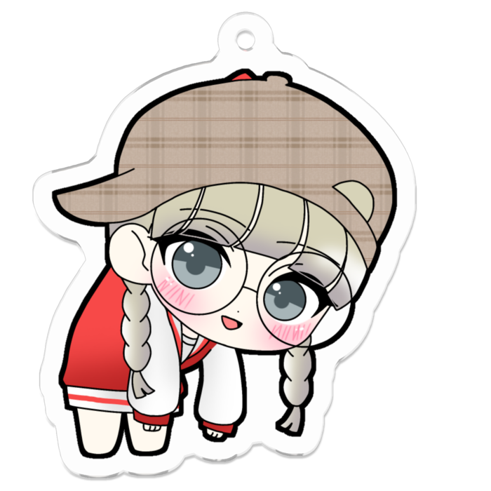 アクリルキーホルダー（コーティング） - 50 x 50 (mm)(1)