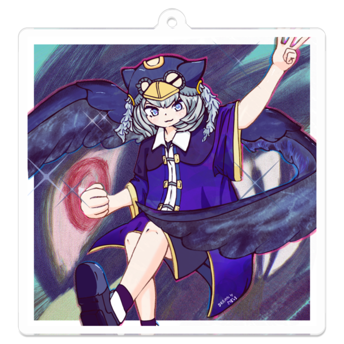 アクリルキーホルダー - 70 x 70 (mm)
